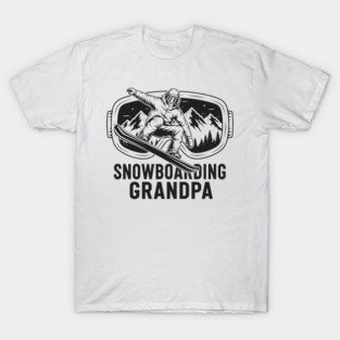 Snowboarding Grandpa T-Shirt