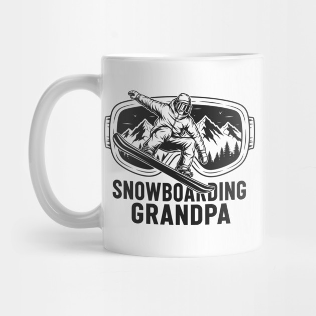 Snowboarding Grandpa by enrynz