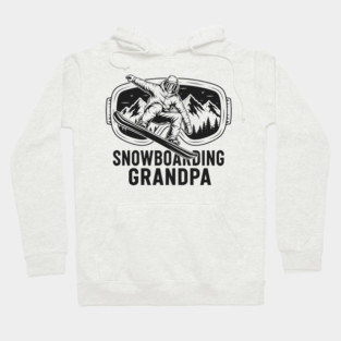 Snowboarding Grandpa Hoodie