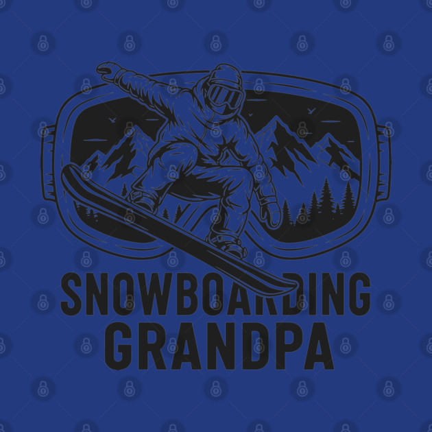 Snowboarding Grandpa by enrynz