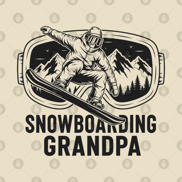 Snowboarding Grandpa by enrynz