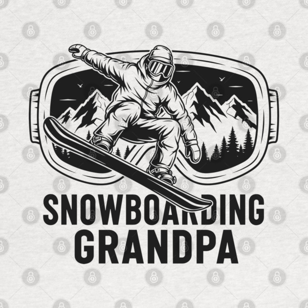 Snowboarding Grandpa by enrynz