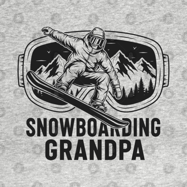Snowboarding Grandpa by enrynz