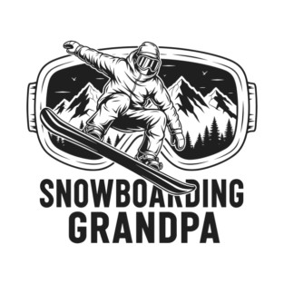 Snowboarding Grandpa T-Shirt