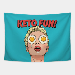 Egg Sunglasses Babe Tapestry