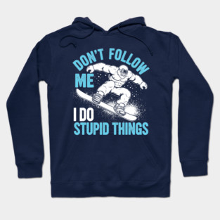 Funny Bigfoot Snowboarde Hoodie
