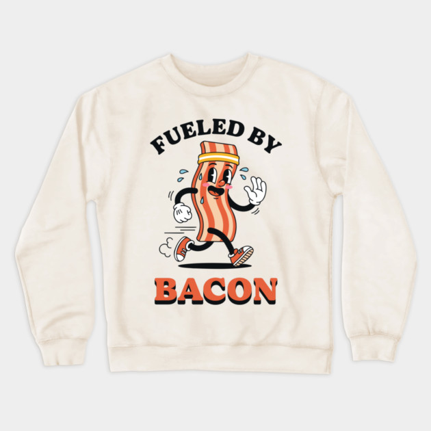 Fueled By Bacon Crewneck Sweatshirt by enrynz