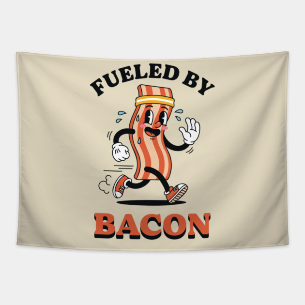 Fueled By Bacon Tapestry by enrynz