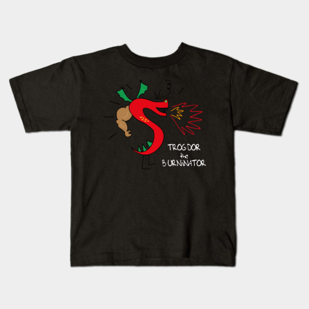 Trogdor The Burninator Kids T-Shirt by Kelo