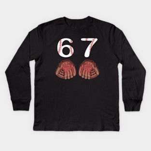 67 Baseball Kids Long Sleeve T-Shirt