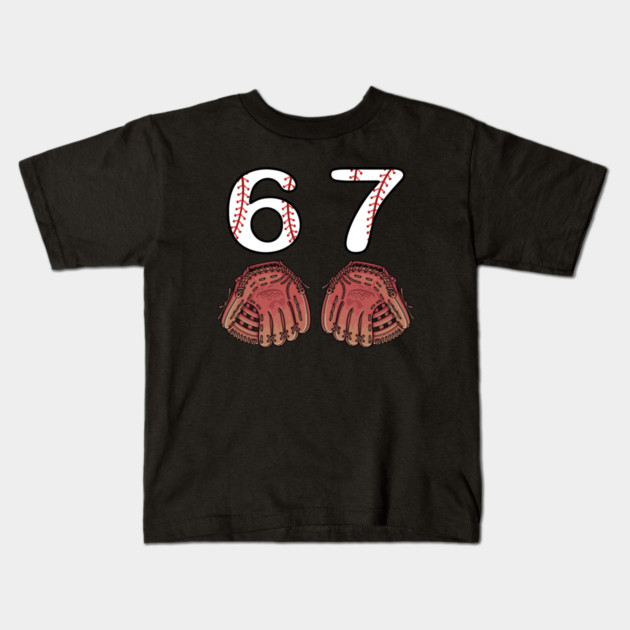 67 Baseball Kids T-Shirt by Creatifly Graphic Tees