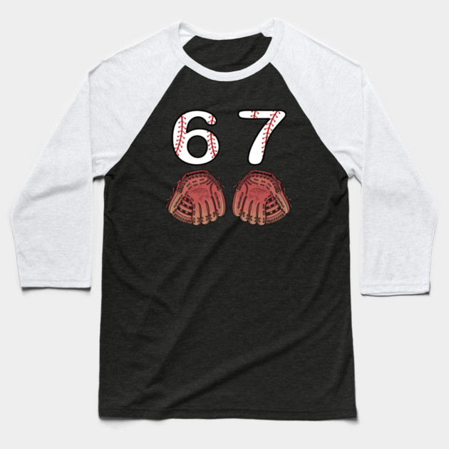 67 Baseball Baseball T-Shirt by Creatifly Graphic Tees