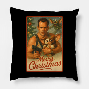 Die Hard Gremlins Pillow