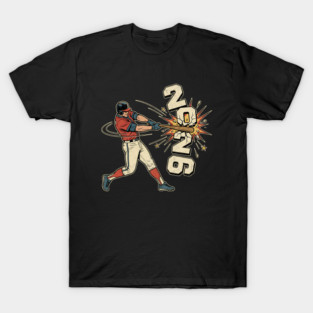 Baseball Hit The New Year 2026 T-Shirt