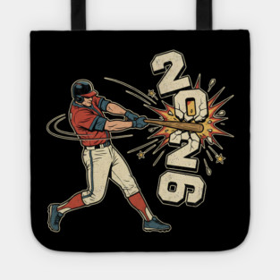 Baseball Hit The New Year 2026 Tote
