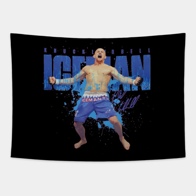 Chuck Liddell Mixed Martial Arts Tapestry by Kelo