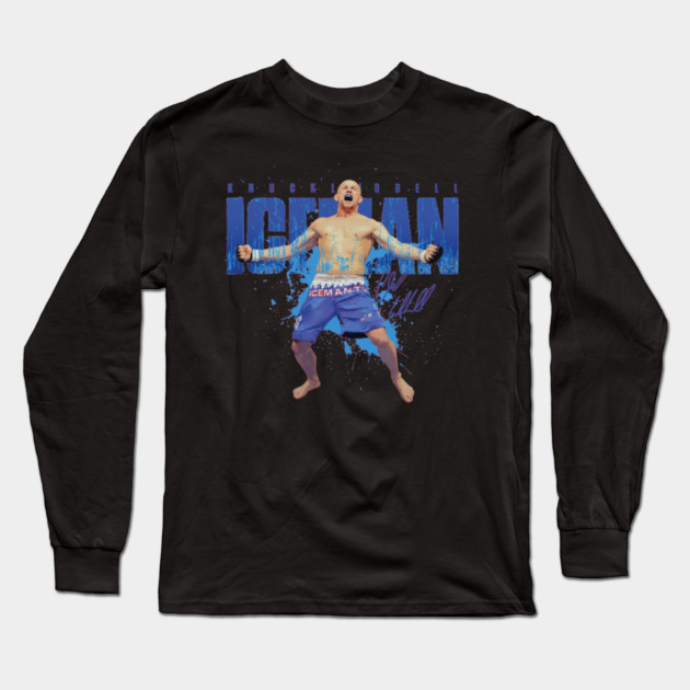 Chuck Liddell Mixed Martial Arts Long Sleeve T-Shirt by Kelo
