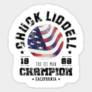 Chuck Liddell Mixed Martial Arts Sticker