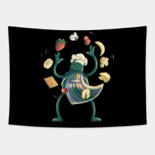 Tiny Chef Tapestry