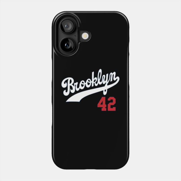 Brooklyn Dodgers 42 Phone Case by Kelo