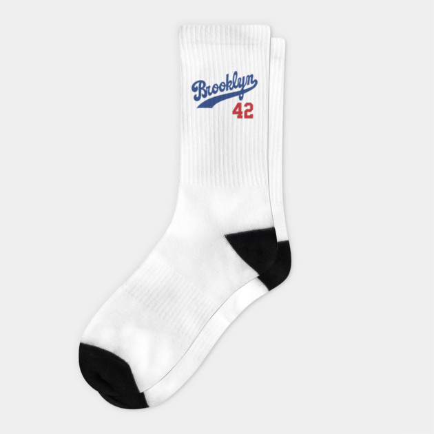 Brooklyn Dodgers 42 Socks by Kelo
