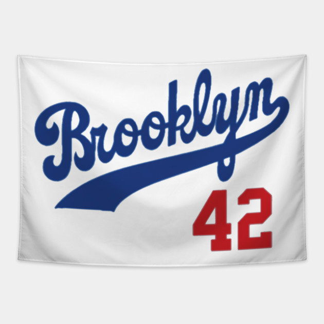 Brooklyn Dodgers 42 Tapestry by Kelo