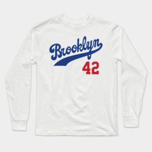 Brooklyn Dodgers 42 Long Sleeve T-Shirt