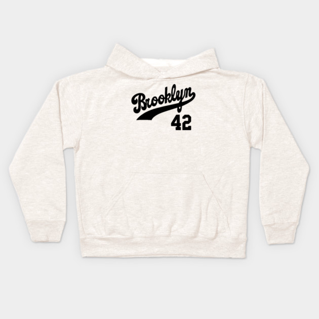 Brooklyn Dodgers 42 Kids Hoodie by Kelo