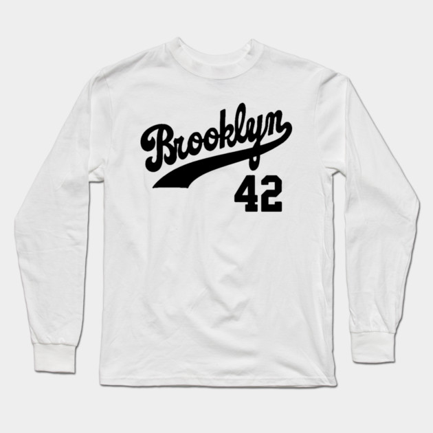 Brooklyn Dodgers 42 Long Sleeve T-Shirt by Kelo