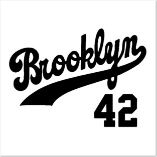 Brooklyn Dodgers 42 Posters and Art