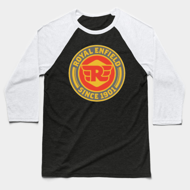 Bike Enfield Rider Bonneville Royal Baseball T-Shirt by Kelo