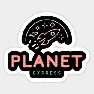 Planet Express Logo Sticker