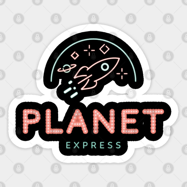Planet Express Logo Sticker by Kelo