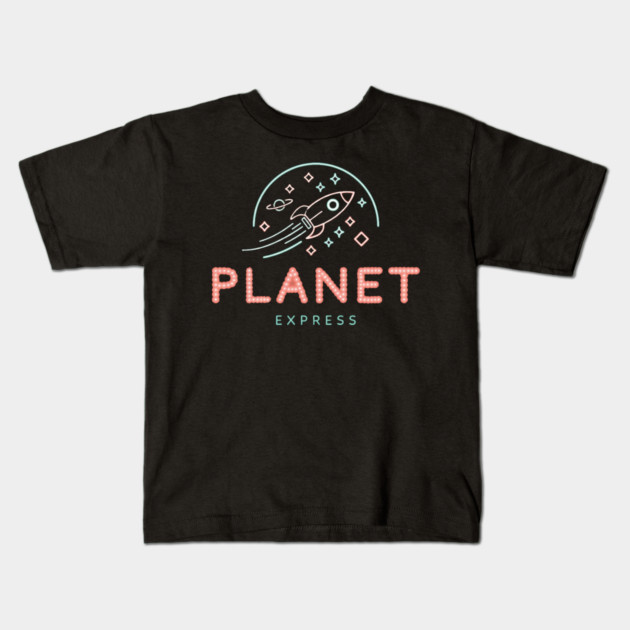 Planet Express Logo Kids T-Shirt by Kelo