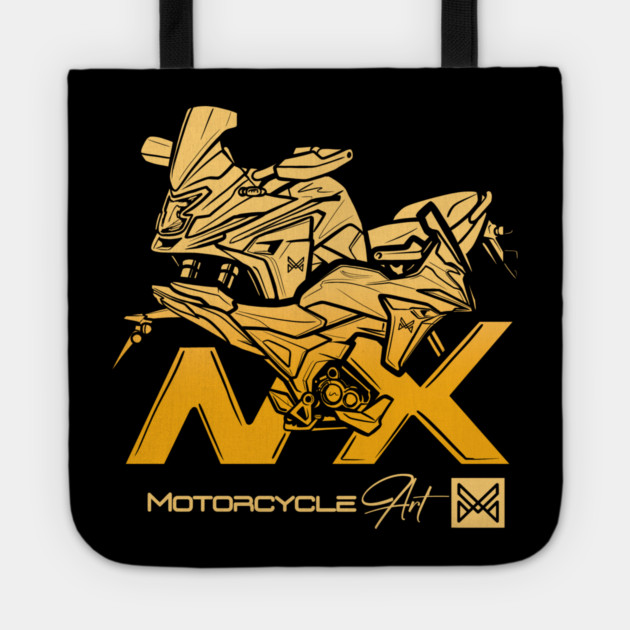 honda nx adventure motorcycle Tote by monsalveautos