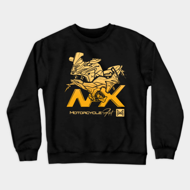 honda nx adventure motorcycle Crewneck Sweatshirt by monsalveautos