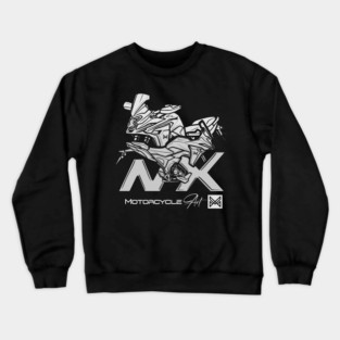 honda nx motorcycle Crewneck Sweatshirt