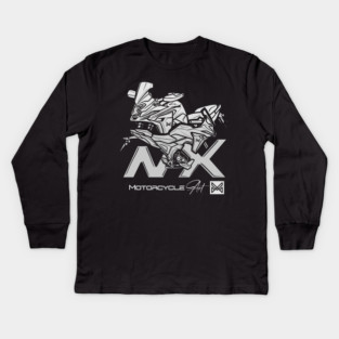 honda nx motorcycle Kids Long Sleeve T-Shirt