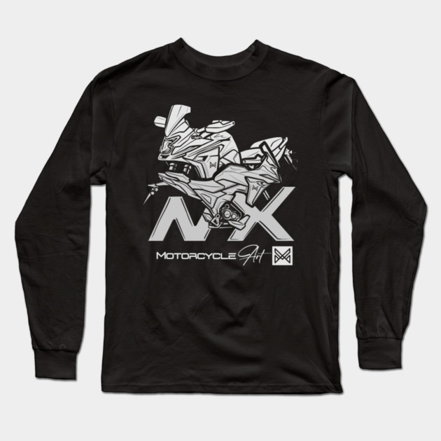 honda nx motorcycle Long Sleeve T-Shirt by monsalveautos