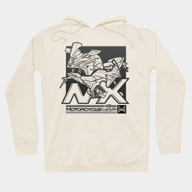 honda nx touring motorcycle Hoodie by monsalveautos