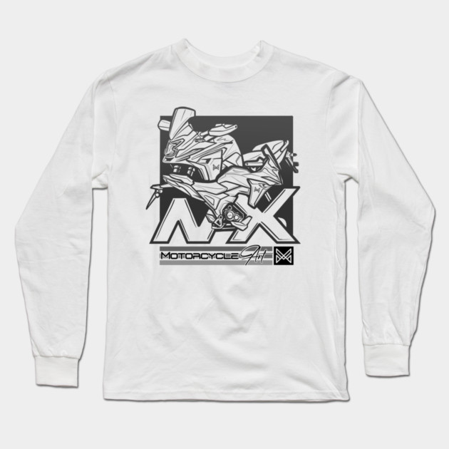 honda nx touring motorcycle Long Sleeve T-Shirt by monsalveautos