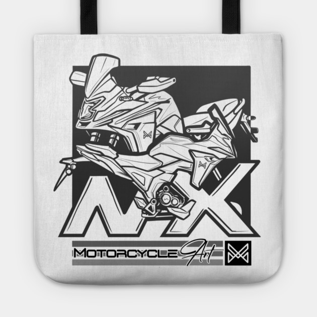 honda nx touring motorcycle Tote by monsalveautos
