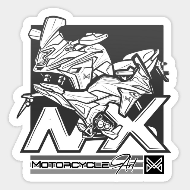 honda nx touring motorcycle Magnet by monsalveautos