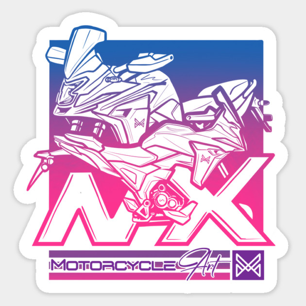 honda nx 190 Sticker by monsalveautos