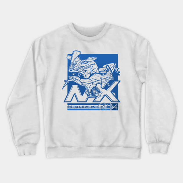 honda nx 500 motorcycle adventure Crewneck Sweatshirt by monsalveautos