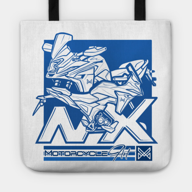 honda nx 500 motorcycle adventure Tote by monsalveautos