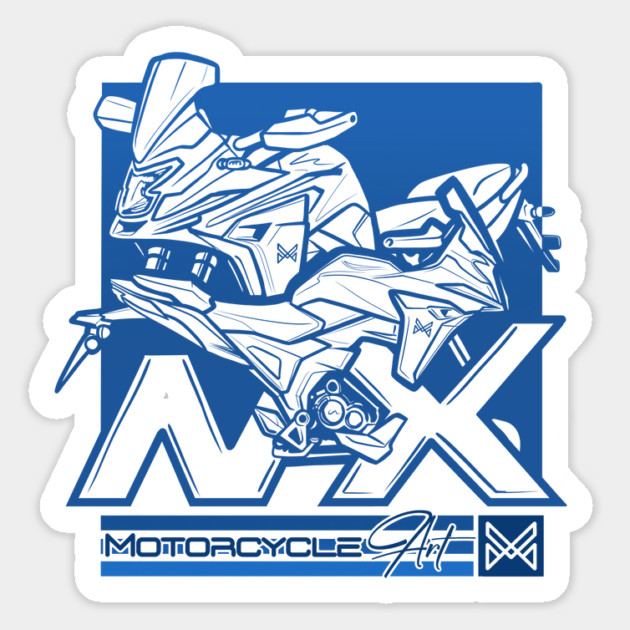 honda nx 500 motorcycle adventure Magnet by monsalveautos