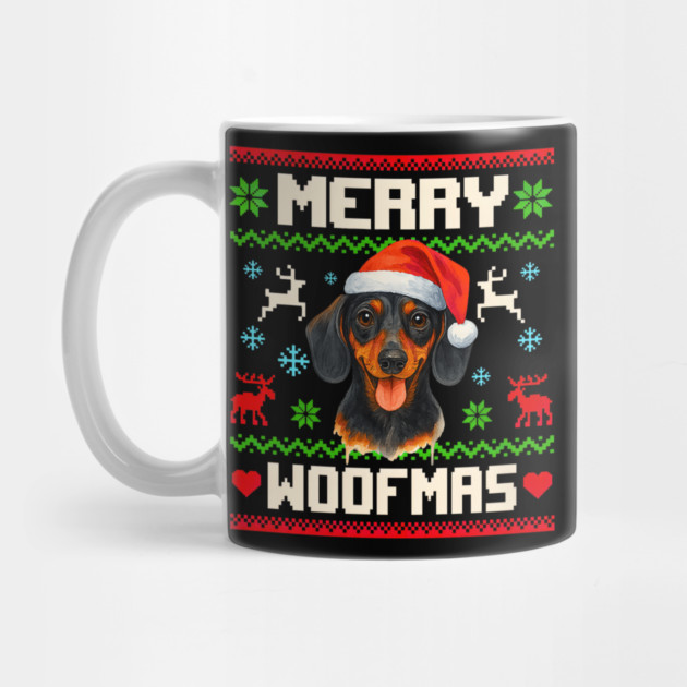 Dachshund Dog Christmas Pet Lover Xmas by yangho