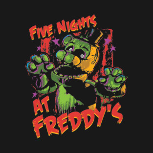 Retro Five Nights at Freddy's game T-Shirt