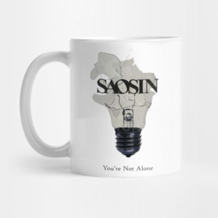 Saosin You're Not Alone Lightbulb Mug